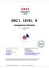 EBC*L LEVEL B. Competence Standard. SYL - B - Version Austria
