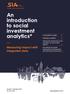 An introduction to social investment analytics*