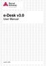 e-desk v3.0 User Manual