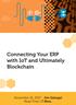 Connecting Your ERP with IoT and Ultimately Blockchain