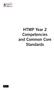 HTMP Year 2 Competencies and Common Core Standards