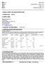Material MSDS # 412 Safety Latest Revision: January 2011 Data Page 1 of 5 Sheet