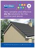 New versatile and effective dry fix solutions for the roofline and above