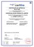 CERTIFICATE OF APPROVAL No CF 395 EUROPEAN WOOD PRODUCTS LIMITED