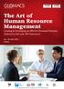 The Art of Human Resource Management