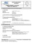 SAFETY DATA SHEET Revised edition no : 0 SDS/MSDS Date : 2 / 8 / 2013