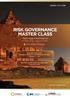 RISK GOVERNANCE MASTER CLASS Training & Certification