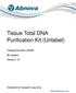 Tissue Total DNA Purification Kit (Unlabel)
