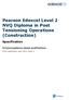 Pearson Edexcel Level 2 NVQ Diploma in Post Tensioning Operations (Construction)