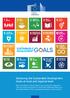 Delivering the Sustainable Development Goals at local and regional level