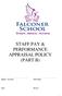 STAFF PAY & PERFORMANCE APPRAISAL POLICY (PART B)