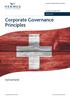 Corporate Governance Principles
