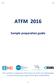 ATFM 2015 ATFM Sample preparation guide