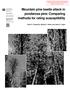 Mountain pine beetle attack in ponderosa pine: Comparing methods for rating susceptibility