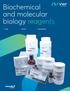 Biochemical and molecular biology reagents 01. PURE 02. PRECISE 03. PERFORMANCE