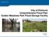 City of Elmhurst Comprehensive Flood Plan Golden Meadows Park Flood Storage Facility