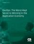 RESEARCH PAPER OCTOBER DevOps: The Worst-Kept Secret to Winning in the Application Economy