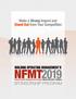 NFMT2019 SPONSORSHIP PROGRAM. Make a Strong Impact and Stand Out from Your Competition