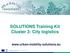 SOLUTIONS Training Kit Cluster 3: City logistics.