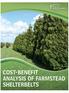 COST-BENEFIT ANALYSIS OF FARMSTEAD SHELTERBELTS