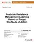 Pesticide Resistance Management Labelling Based on Target Site/Mode of Action