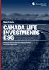 CANADA LIFE INVESTMENTS ESG
