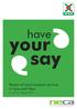 have your say Review of local transport services in Tyne and Wear