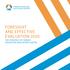 Foresight and Effective Evaluation The Strategy of Finnish Education Evaluation Centre