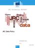 JRC Data Policy. Joint Research Centre. Report EUR EN