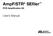 AmpFlSTR SEfiler. User s Manual. PCR Amplification Kit. DRAFT March 22, :04 pm, SEfiler_TitlePage.fm
