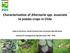 Characterization of Alternaria spp. associate to potato crops in Chile