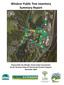 Windsor Public Tree Inventory Summary Report