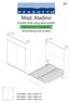 Mod. Aladino Double hide-away bed system Mechanism Standard