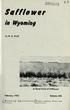 $t1llltjwer. III W,omlll' fdjujj~l~rm~vir. by W. A. Riedl. February 1955 Bulletin 332. A Good Field of Safflower