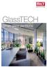 GlassTECH. Single glass partitions