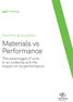Materials vs Performance