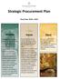Strategic Procurement Plan