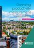 Greening productivity measurement Environmentally adjusted multifactor productivity growth