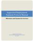 Supported Employment Payment Protocol Manual