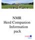 NMR Herd Companion Information pack