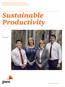 Sustainable Productivity