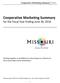 Cooperative Marketing Summary for the Fiscal Year Ending June 30, 2016
