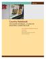Country Notebook THE COUNTRY NOTEBOOK A GUIDE FOR DEVELOPING A MARKETING PLAN