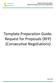 Template Preparation Guide: Request for Proposals (RFP) (Consecutive Negotiations)