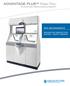 ADVANTAGE PLUS Pass-Thru Endoscope Reprocessing System USER MANUAL SITE REQUIREMENTS WASHER-DISINFECTOR ENDOSCOPE DISINFECTION SYSTEM - NORTH AMERICA