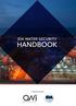 1. FRONT COVER: IDA Water Scarcity Solutions Handbook Diamond Banner superimposed onto a desalination