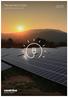 The journey to Solar. Using the sun to power your business. Product series September 2018