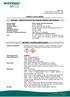 SAFETY DATA SHEET SECTION 1 IDENTIFICATION OF THE CHEMICAL PRODUCT AND COMPANY