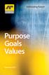 Purpose Goals Values November 2017