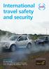 International travel safety and security